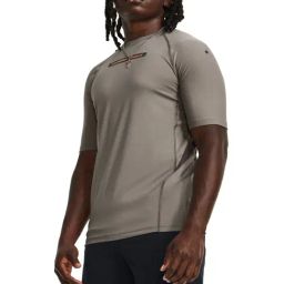 Under Armour Grey Slim Fit Sports T-Shirt-image-94