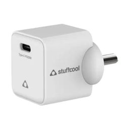 Stuffcool Pico PD20W Smallest Wall Charger, Made with Power Integrations (White)-image-77