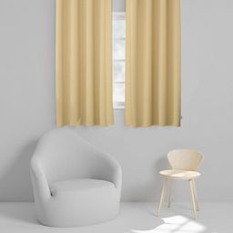 IVAZA Beige Polyester Window Curtains-41