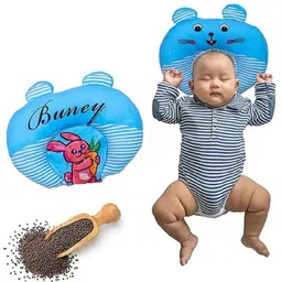 NeonateCare Kids Blue Baby Head Shaping Pillow-10