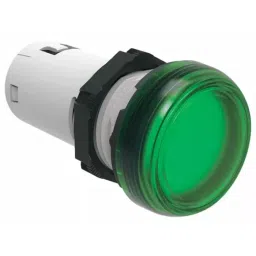 Lovato LPML, Panel Mount Green LED Pilot Light, 22 mm Cutout, IP66, IP67, IP69K, Round, 120V, LPMLE3-picture-42