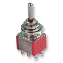 MULTICOMP PRO Toggle Switches SWITCH, DPDT, 0.01A, 4VDC, 1MD3T1B5M1QE-33