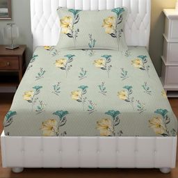 IVAZA Lime Green Egyptian Cotton 800 TC Bedsheets-image-94