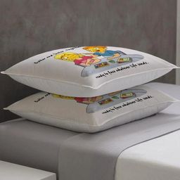 SKYTRENDS Multicoloured Cartoon Characters Satin Square Cushion Covers-18