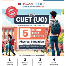 Oswaal NTA CUET (UG) 5 Mock Test Papers | Section II Physical Education (For 2025 Exam) | With New Syllabus & Pattern Released on 1st March 2025 - English-12