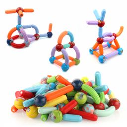 Aditi Toys 36 Piece Magnetic Building Stick & Ball Blocks, Montessori Magnetic Funny Creation Toy, Creativity Kids Games, Preschool Toys-14