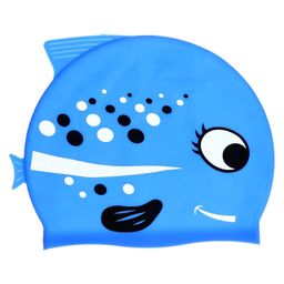 UDKI Fish Design Swimming Cap for Kids (Blue) 18-image-76