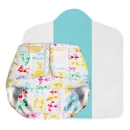 SuperBottoms Newborn UNO Reusable Cloth Diapers with Free 40 Wipes Pack of 2 - Multicolor image 2