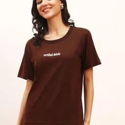 PRRODALITY Typography Printed Pure Cotton T-shirt-picture-24