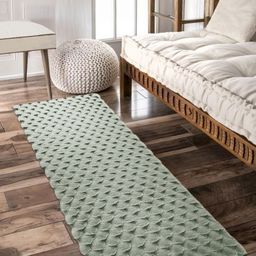 OBSESSIONS Olive Textured FloorRunners-11