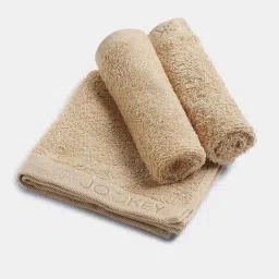 Jockey Beige Cotton Blend Ultrasoft Face Towel With Natural Stayfresh Properties - Set of 3-image-76