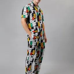 Hancock Multi Regular Fit Print Lounge Sets image 4