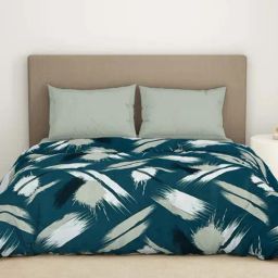 Welspun Bliss Dark Green Microfibre 120 GSM Shell Double Bed Quilt-image-44