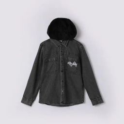 Fame Forever by Lifestyle Boys Grey Cotton Shirt-image-26