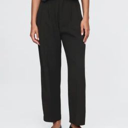 GAP Black Slim Fit Solid Pants-image-43