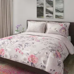 GMF Pink Cotton 400 TC Bed Sheet Set-16