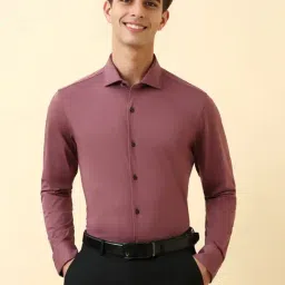 Allen Solly Pink Cotton Slim Fit Shirt-picture-35