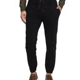 Royal Enfield Black Regular Fit Joggers-image-70