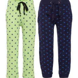Vimal Jonney Kids Multicolor Printed Trackpants - Pack of 2-image-11