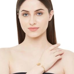 Ahilya Jewels 92.5 Sterling Silver Seed Ankur Bangle for Women-image-60