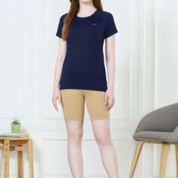 Van Heusen Beige Cotton Regular Fit Shorts-image-39
