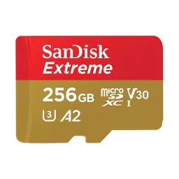 SanDisk Extreme microSD UHS I Card 256GB for 4K Video on Smartphones and Action Cameras (Red/Yellow)-39