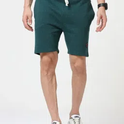 Masculino Latino Green Regular Fit Shorts-picture-42