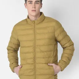 Crimsoune Club Mustard Regular Fit Puffer Jacket-picture-30