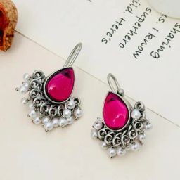 Abdesigns Silver Minimal Drop Earrings-image-73