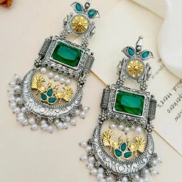 Abdesigns Silver Minimal Dangler Earrings-17