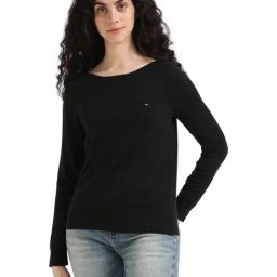 Tommy Hilfiger Black Regular Fit Sweater-34