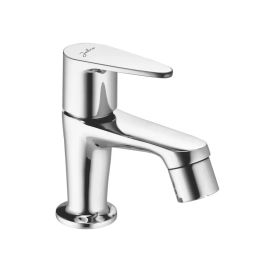 Jabra Pillar Cock Vignet Series Brass Chrome Finish Deck Mount Silver-image-76