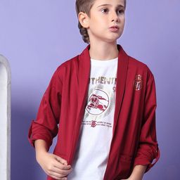 MashUp Boys Classic Opaque Casual Shirt-image-97