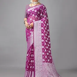 NIRMAL CREATION Woven Design Zari Saree-33