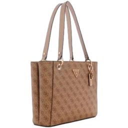 GUESS Latte Brown Noelle Printed Tote image 2