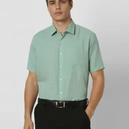 Van Heusen Green Regular Fit Shirt-picture-5
