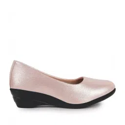 Fausto Women's Pink Wedge Pumps-image-78