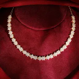 GIVA 925 Sterling Silver Golden Necklace for Women-image-53