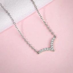 GIVA 925 Sterling Silver Necklace for Women-picture-5