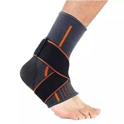 Leosportz Multicolor Adjustable Ankle Support Size 24-18 cm-picture-3