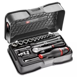 FACOM 6.35 mm (1/4 inch) Square Drive Socket Set Black, RL.161-2P6U (Set of 17 Pcs)-14