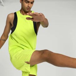 Puma Ultrabreathe Green Regular Fit Tank Tee-image-120