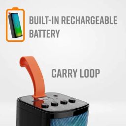 zebronics Zebronics¿Black VITA (with RGB) Wireless Portable Bar Bluetooth Speaker 14W image 5