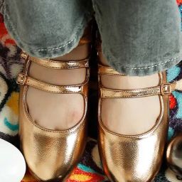 Rag & Co Women's Rose Gold Mary Jane Shoes-image-19