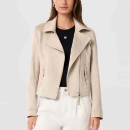 Forever New Beige Plain Jacket-image-10