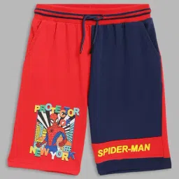 Blue Giraffe Boys Red & Blue Cotton Printed 1 Shorts-picture-13