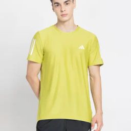 Adidas Green Regular Fit Sports T-Shirt-image-75