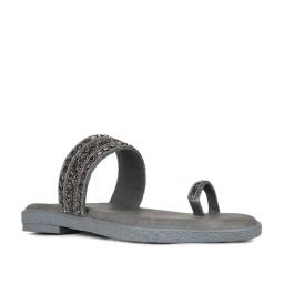 Inc.5 Women's Pewter Toe Ring Sandals-image-77