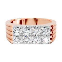 Sparkles Lab Grown Diamond 14k (585) Rose Gold Ring for Women-picture-30