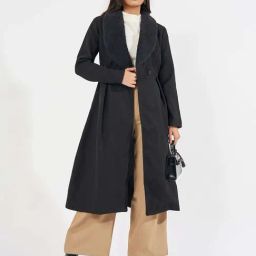 Styli Black Plain Blazer-picture-36